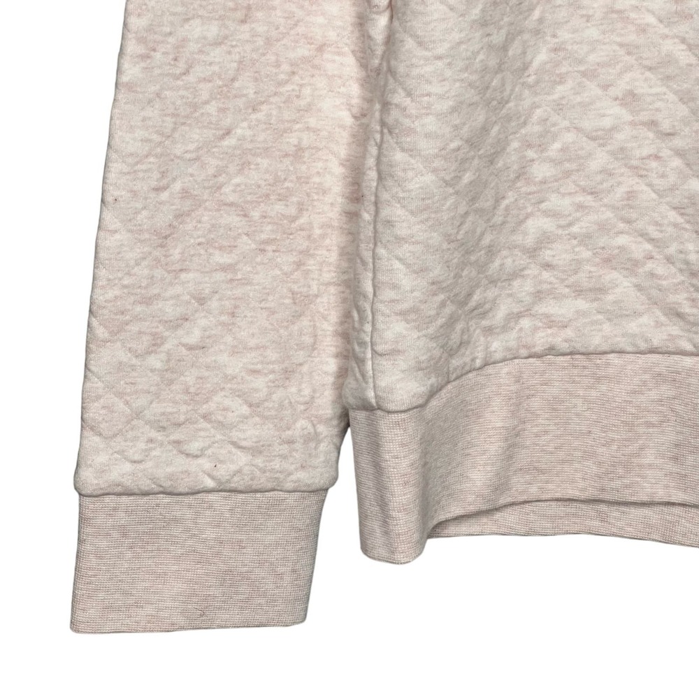 Patagonia Quilted Cowl Sweatshirt in Cream with Brown Trim - Picture 10 of 15